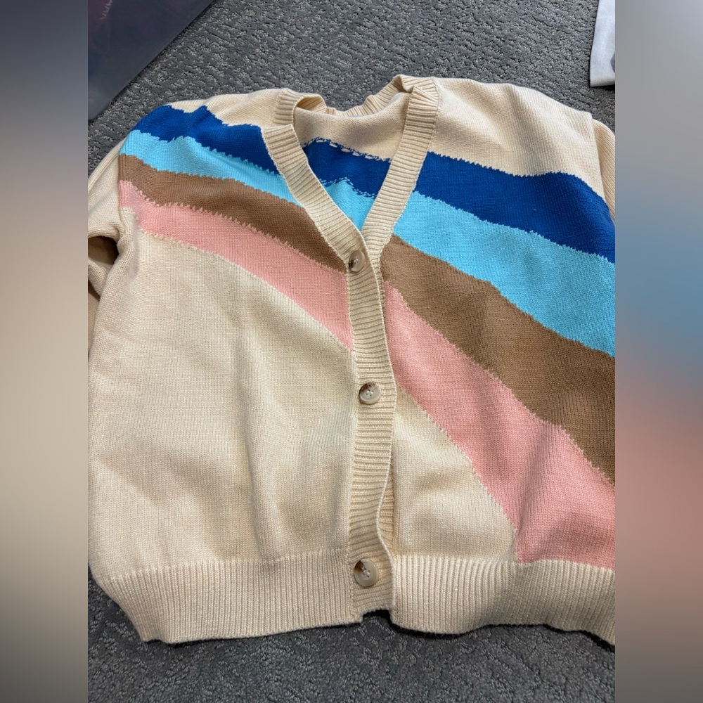 Rainbow cardigan